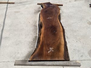 live edge walnut slab, unsteamed walnut, hardwood tops, hardwood bar tops