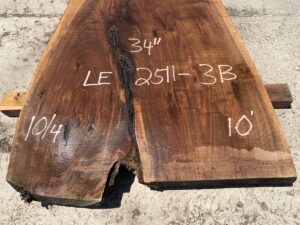 live edge walnut slab, unsteamed walnut, hardwood tops, hardwood bar tops