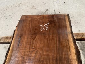 live edge walnut slab, unsteamed walnut, hardwood tops, hardwood bar tops