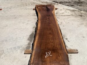 live edge walnut slab, unsteamed walnut, hardwood tops, hardwood bar tops