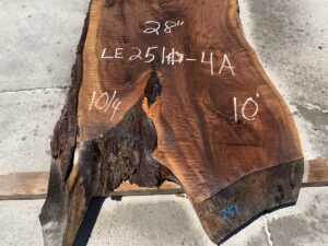 live edge walnut slab, unsteamed walnut, hardwood tops, hardwood bar tops