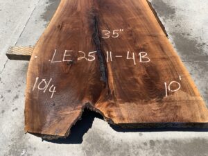 live edge walnut slab, unsteamed walnut, hardwood tops, hardwood bar tops