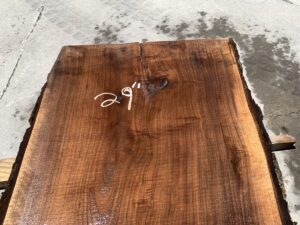 live edge walnut slab, unsteamed walnut, hardwood tops, hardwood bar tops