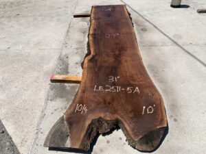 live edge walnut slab, unsteamed walnut, hardwood tops, hardwood bar tops