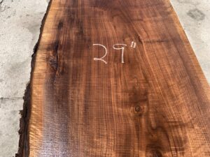 live edge walnut slab, unsteamed walnut, hardwood tops, hardwood bar tops
