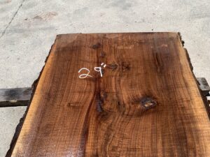 live edge walnut slab, unsteamed walnut, hardwood tops, hardwood bar tops