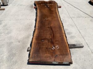 live edge walnut slab, unsteamed walnut, hardwood tops, hardwood bar tops