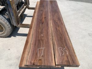 variegated walnut lumber, premium hardwood, unsteamed walnut