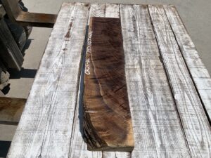 walnut crotch, door panel, drawer panel