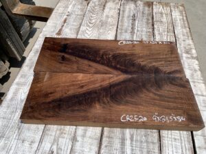 walnut crotches, door panels, drawer panels