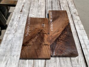 walnut crotches, door panels, drawer panels