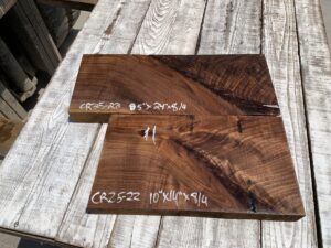 walnut crotches, door panels, drawer panels