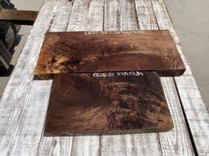 walnut crotches, door panels, drawer panels