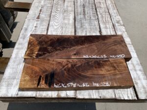 walnut crotches, door panels, drawer panels