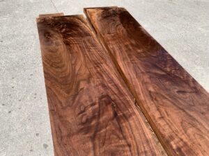 figured walnut lumber, hardwood lumber, unsteamed walnut