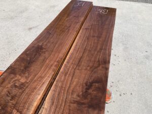 figured walnut lumber, hardwood lumber, unsteamed walnut