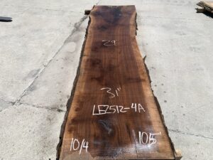 live edge walnut slab, hardwood lumber, unsteamed walnut, rustic tabletops