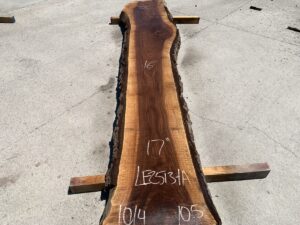 live edge walnut slab, hardwood tabletops, unsteamed walnut