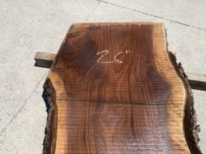live edge walnut slab, hardwood tabletops, unsteamed walnut