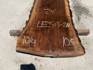 live edge walnut slab, hardwood tabletops, unsteamed walnut