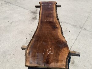 live edge walnut slab, hardwood tabletops, unsteamed walnut