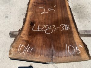 live edge walnut slab, hardwood tabletops, unsteamed walnut