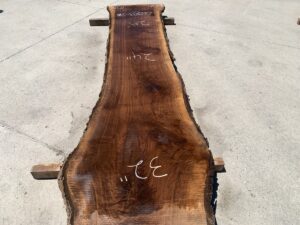 live edge walnut slab, hardwood tabletops, unsteamed walnut