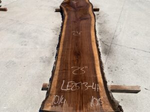 live edge walnut slab, hardwood tabletops, unsteamed walnut