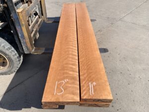 curly cherry lumber, premium hardwood, high quality curly cherry lumber