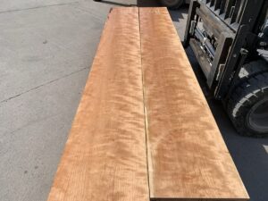 curly cherry lumber, premium hardwood, high quality curly cherry lumber