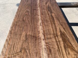 curly walnut lumber, premium walnut lumber, unsteamed walnut