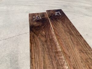 curly walnut lumber, premium walnut lumber, unsteamed walnut