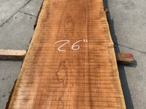 live edge cherry slab, hardwood lumber, hardwood tabletop