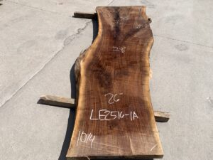 live edge walnut slab, rustic walnut slab, unsteamed walnut