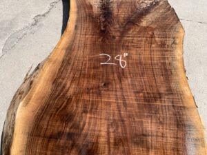 live edge walnut slab, rustic walnut slab, unsteamed walnut