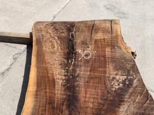 live edge walnut slab, rustic walnut slab, unsteamed walnut