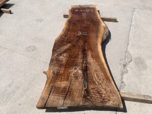 live edge walnut slab, rustic walnut slab, unsteamed walnut