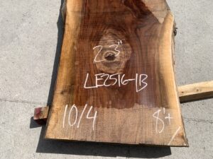 live edge walnut slab, rustic walnut slab, unsteamed walnut
