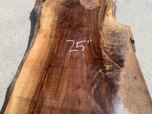 live edge walnut slab, rustic walnut slab, unsteamed walnut