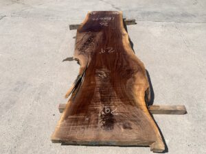 live edge walnut slab, rustic walnut slab, unsteamed walnut