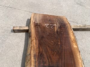 live edge walnut slab, unsteamed walnut, hardwood lumber
