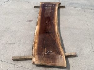live edge walnut slab, unsteamed walnut, hardwood lumber