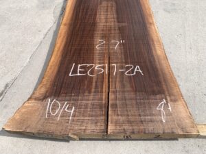 live edge walnut slab, unsteamed walnut, hardwood lumber