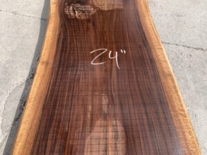 live edge walnut slab, unsteamed walnut, hardwood lumber