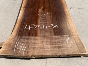 live edge walnut slab, unsteamed walnut, hardwood lumber