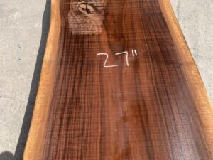 live edge walnut slab, unsteamed walnut, hardwood lumber