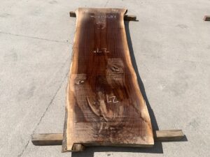 live edge walnut slab, unsteamed walnut, hardwood lumber
