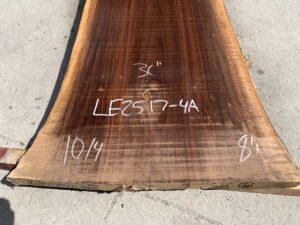 live edge walnut slab, unsteamed walnut, hardwood lumber