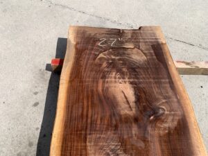live edge walnut slab, unsteamed walnut, hardwood lumber