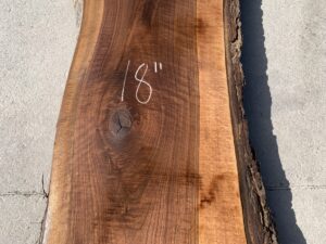 live edge walnut slab, premium hardwood, unsteamed walnut